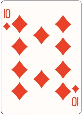 Žolíková karta Kárová 10