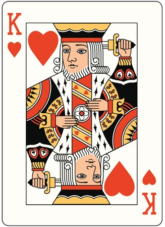 Žolíková karta Srdcový kráľ