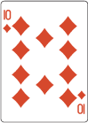Žolíková karta Kárová 10