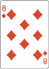 Žolíková karta Kárová 8