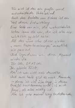 Poďakovanie pre Marion