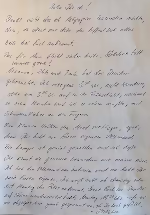 List od klienta pre Pavla a Marion