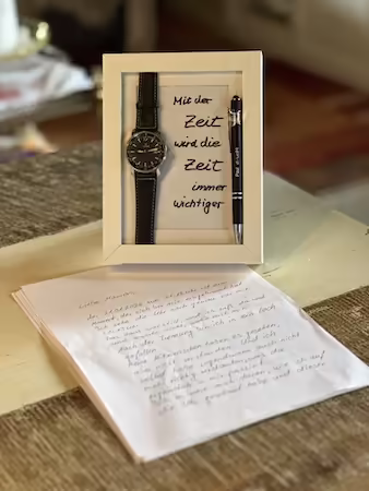 Poďakovanie pre Marion a darčeky