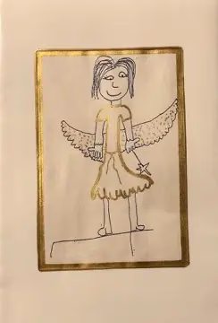 Anjel Karta Biela mágia