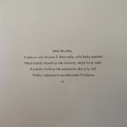 Všetko najlepšie k narodeninám