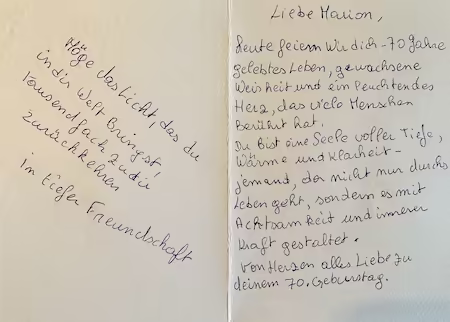 Pri príležitosti tvojich výnimočných narodenín