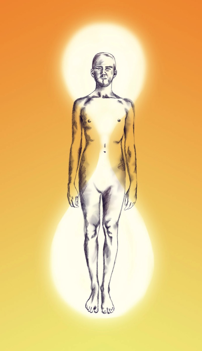 Aura pri spojení s astrálnou bytosťou 2
